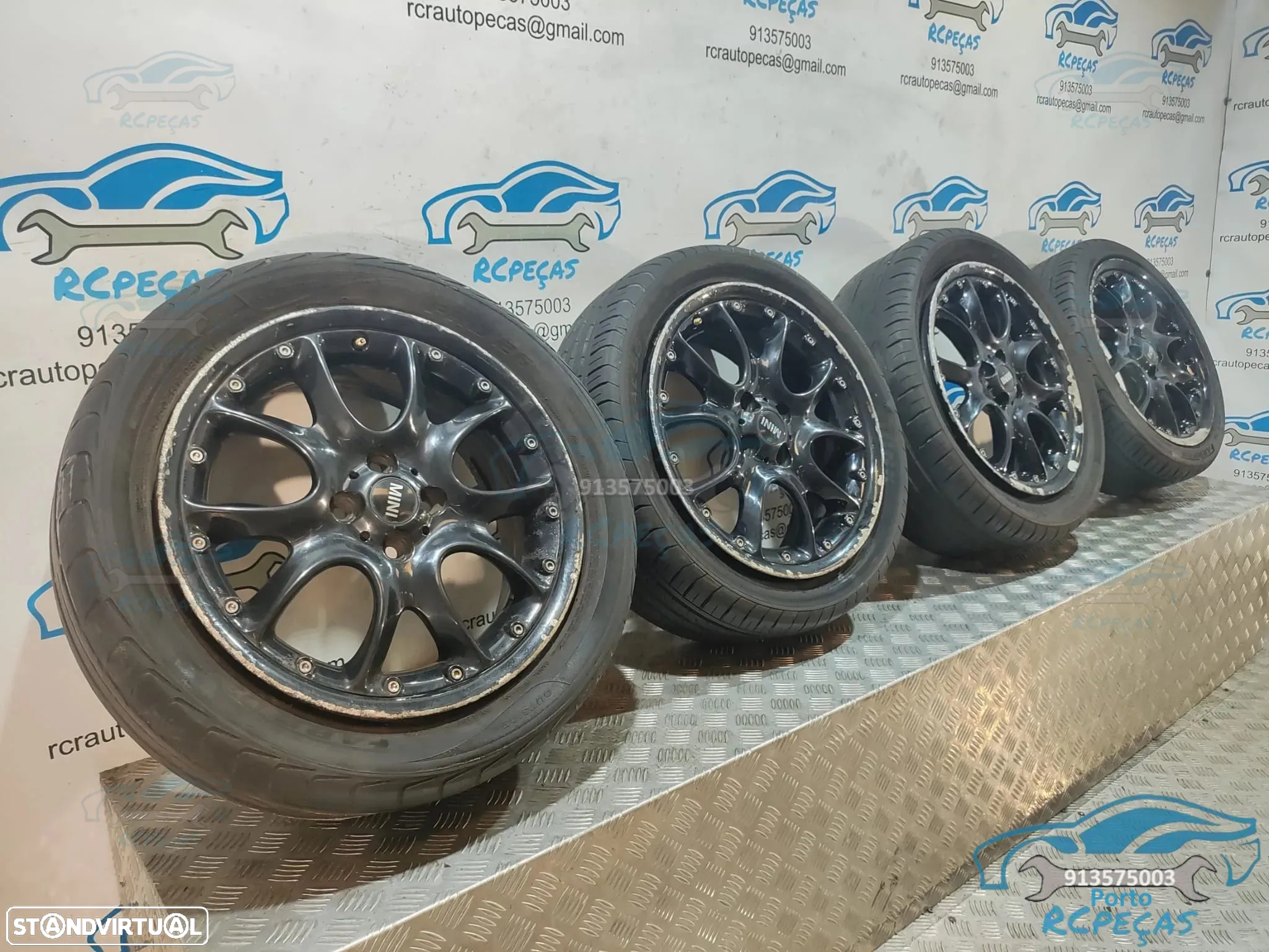 Jantes 17"  Ronal Mini Cooper S - Bi-partidas - 7J | ET48 | 4x100 - Jante | Originais | Cooper | One | John Cooper Works | Cooper SD | Polegadas | Clubman | Cabrio | Coupé | Original | Double Spoke | 36116787710 | 6787710 - 3