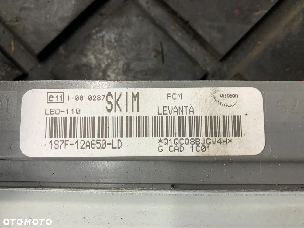 Komputer 1S7F-12A650-LD moduł klucz Mondeo MK3 2,0 BENZYNA ZESTAW STARTOWY - 3