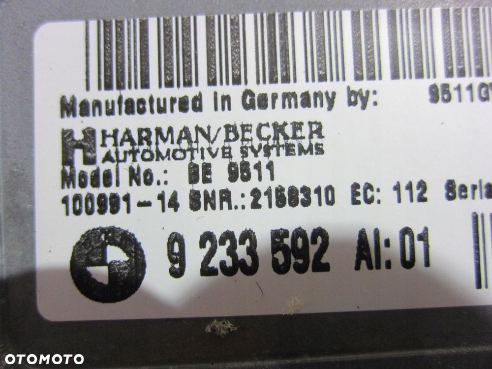 BMW F10 F01 F07 AMPLITUNER WZMACNIACZ 9233592 - 6