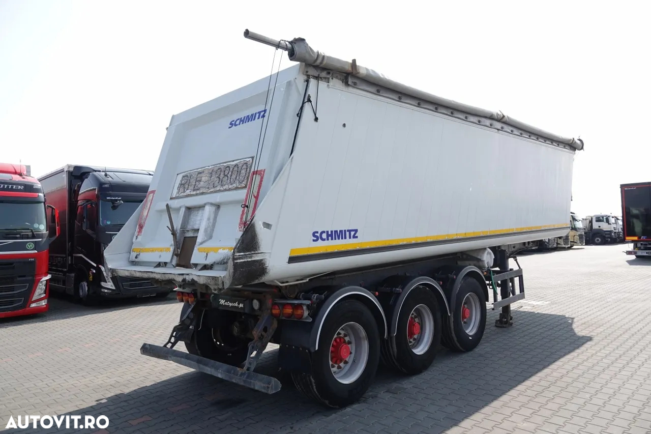 Schmitz Cargobull 40 M3 BASCULATOR / CAMION ALUMINIU / AXIE LIFTATOR / SAF / - 7