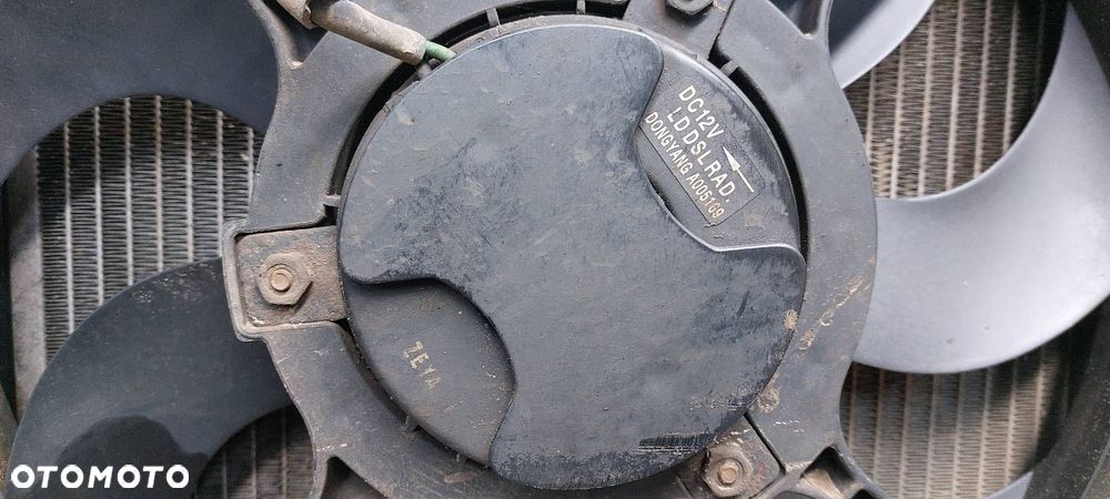 CHŁODNICA WODY + WENTYLATOR KIA CERATO I 2.0 CRDI D4EA 112KM - 4