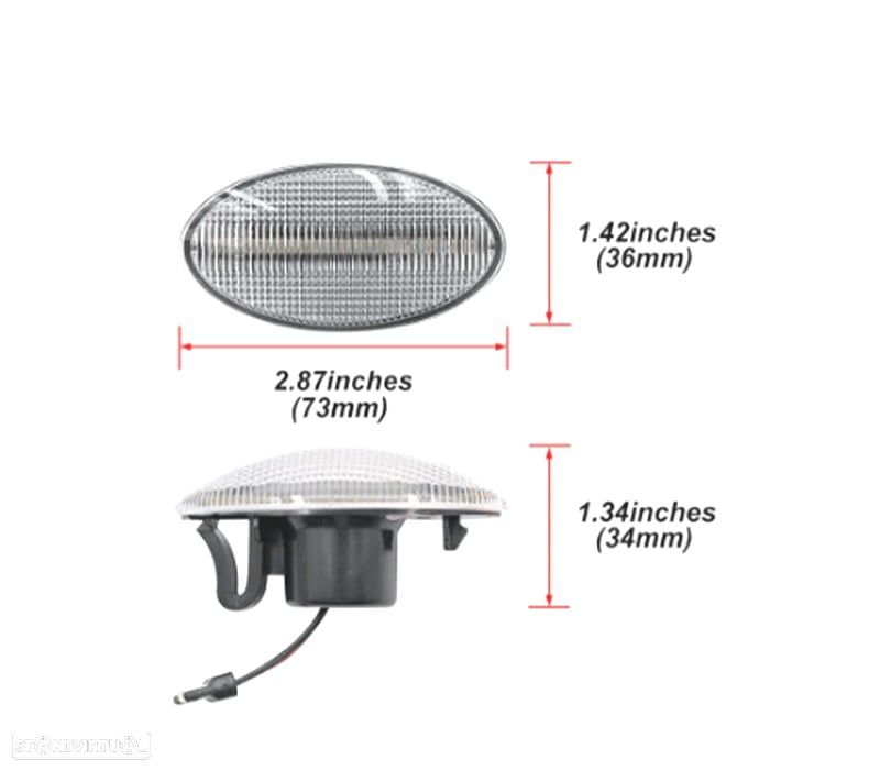 PISCAS LED DINAMICOS OPEL ASTRA F CORSA TIGRA CROMADO - 2