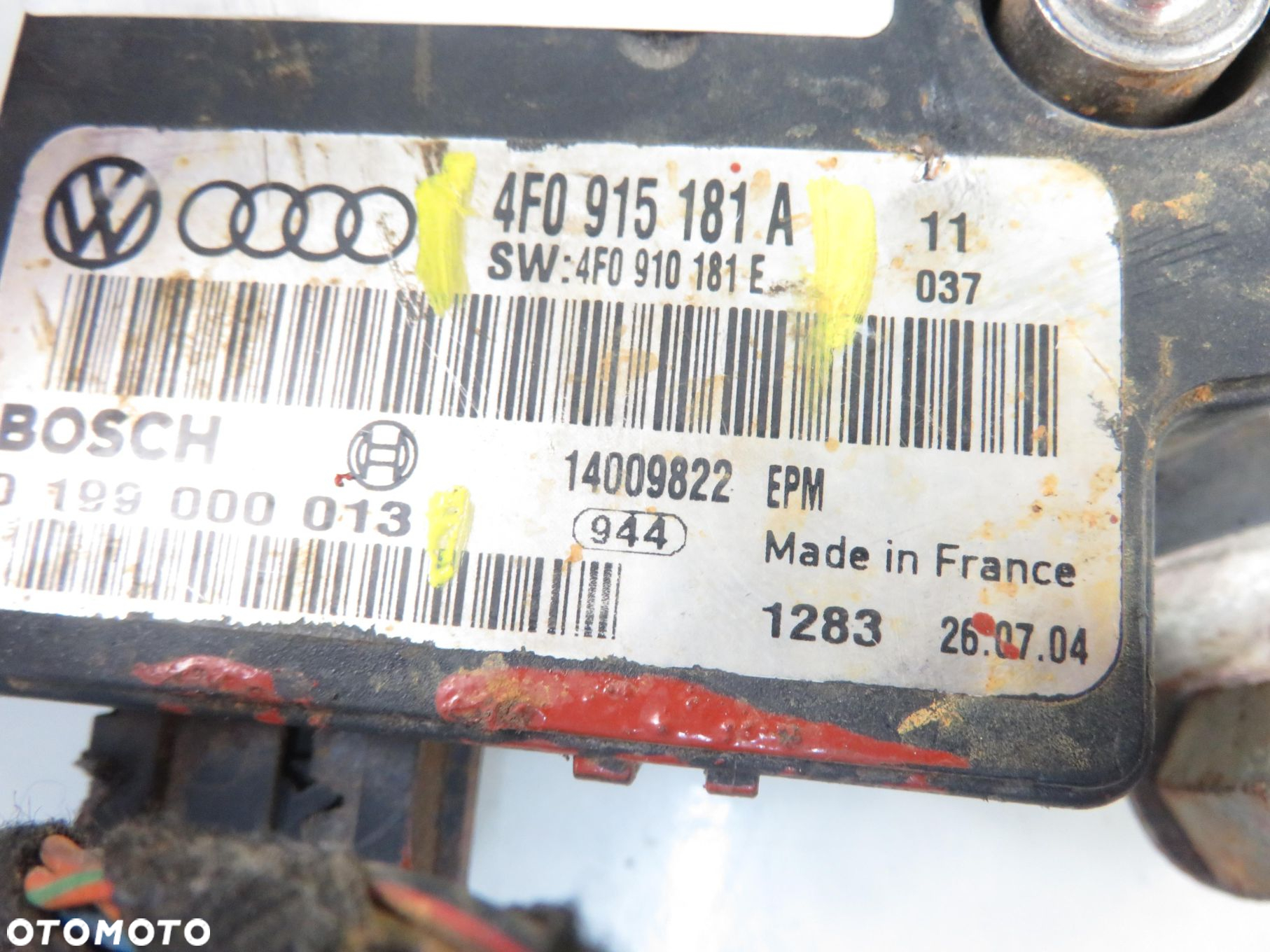 MODUŁ AKUMULATORA AUDI A6 C6 4F0915181A 4F0910181E 0199000013 - 7
