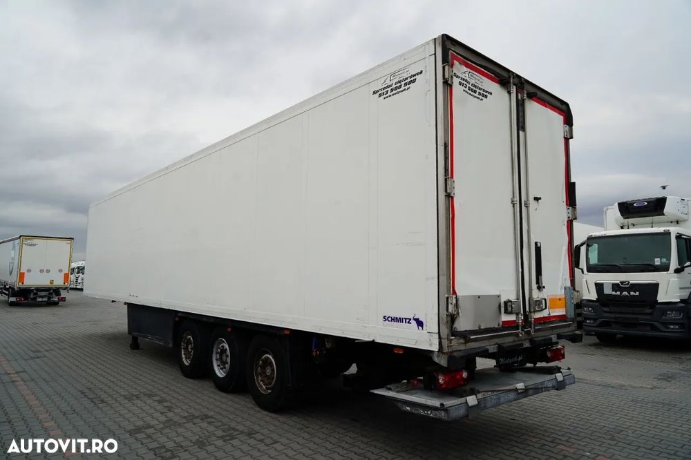 Schmitz Cargobull / REFRIGERAT / THERMO KING / DHOLLANDIA LIFT / COȘ PENTRU PALEȚI / SAF - 5