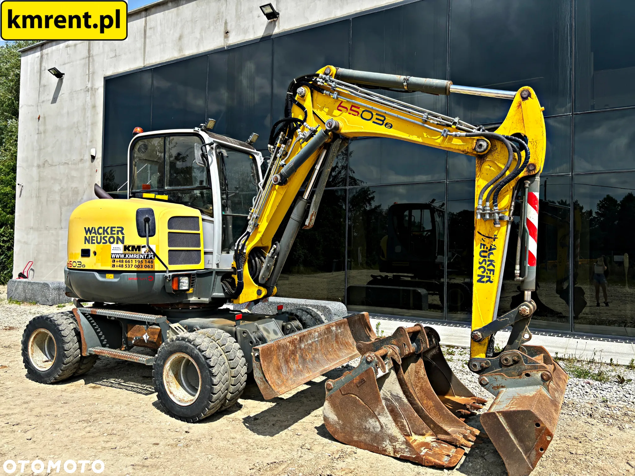 Wacker Neuson 6503 -2 KOPARKA KOŁOWA 2015R. | EW 65 KOMATSU PW 98 LIEBHERR A 309 VOLVO EW60 - 5