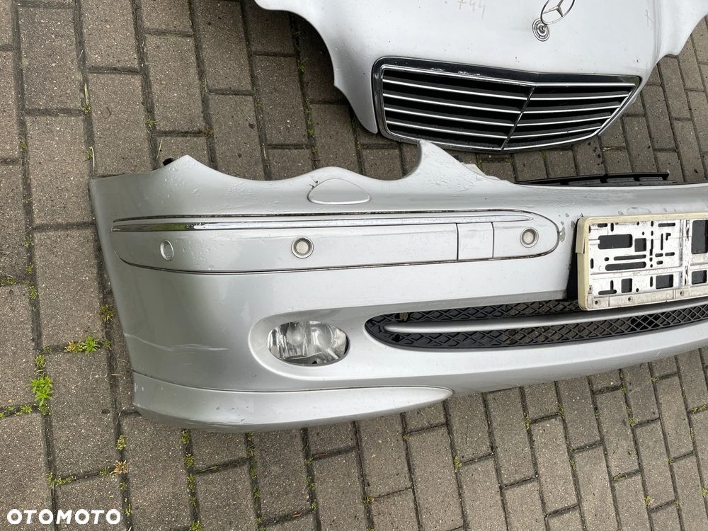MERCEDES W203 744 LIFT AVANGARDE PRZÓD KOMPLETNY ZDERZAK MASKA BŁOTNIK XENON - 23