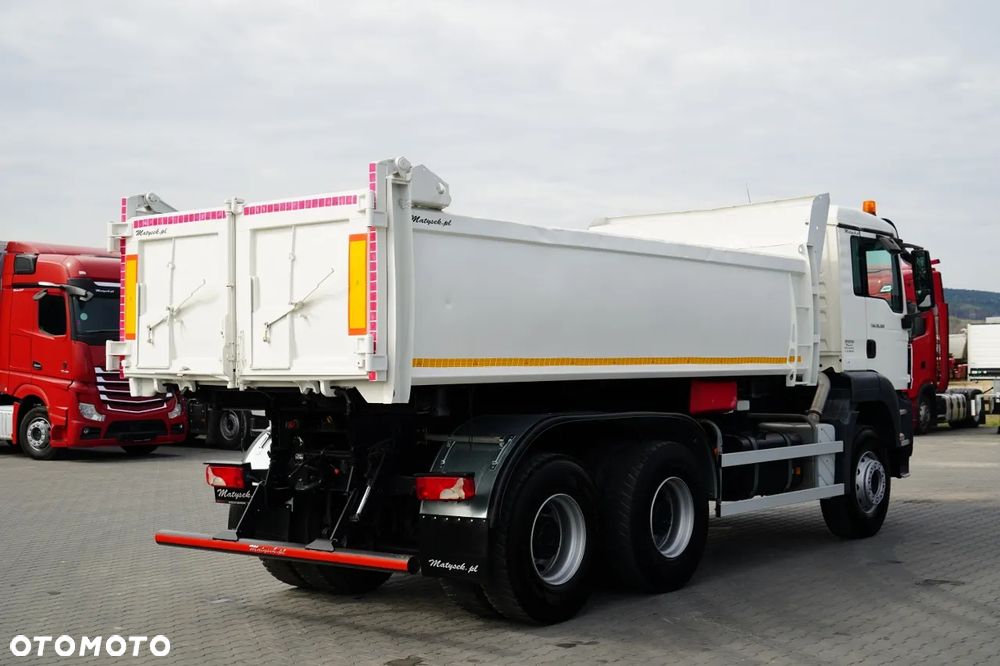 MAN TGS 26.360 / 6X4 / 2 STRONNA WYWROTKA / HYDROBURTA / BORDMATIC MANUAL - 12