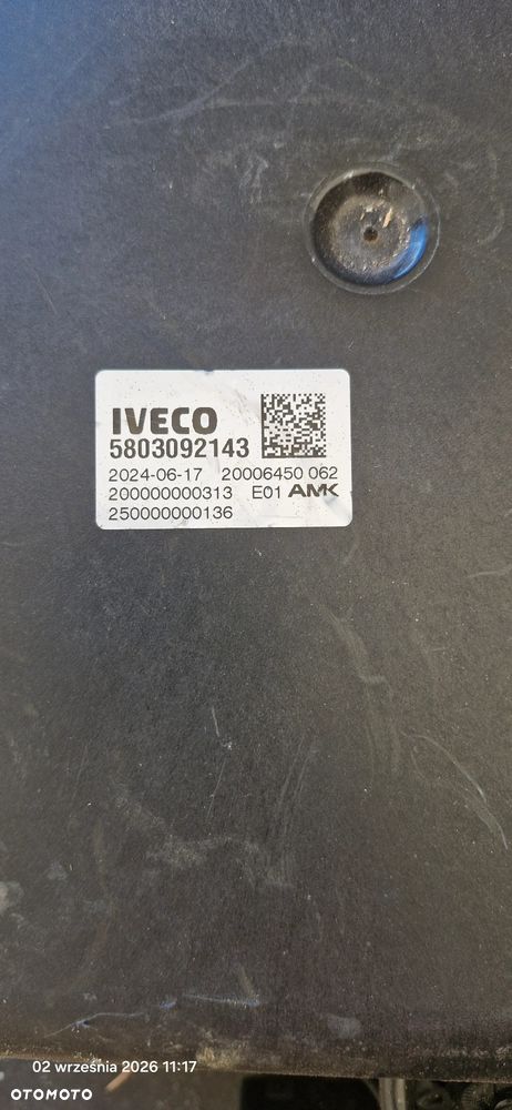 IVECO DAILY SPRĘŻARKA KOMPRESOR POWIETRZA STEROWNIK ZAWIESZENIA 5803092143 5802954271 - 3