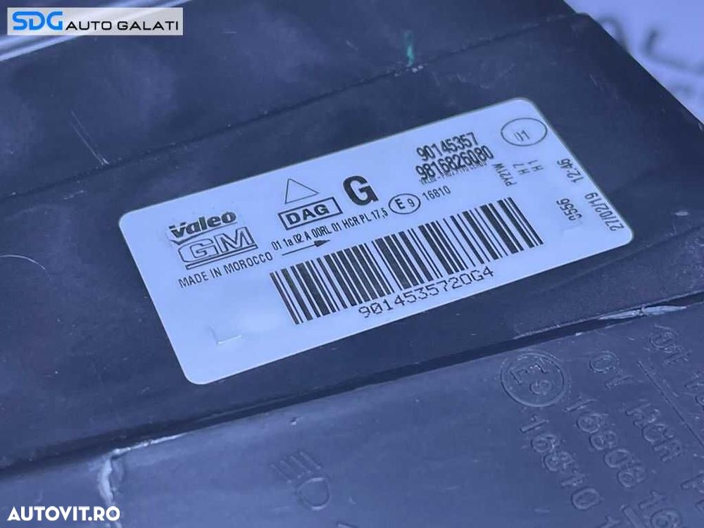 Far Stanga Opel Combo E 2018 - Prezent 90145357 9816826080 - 7