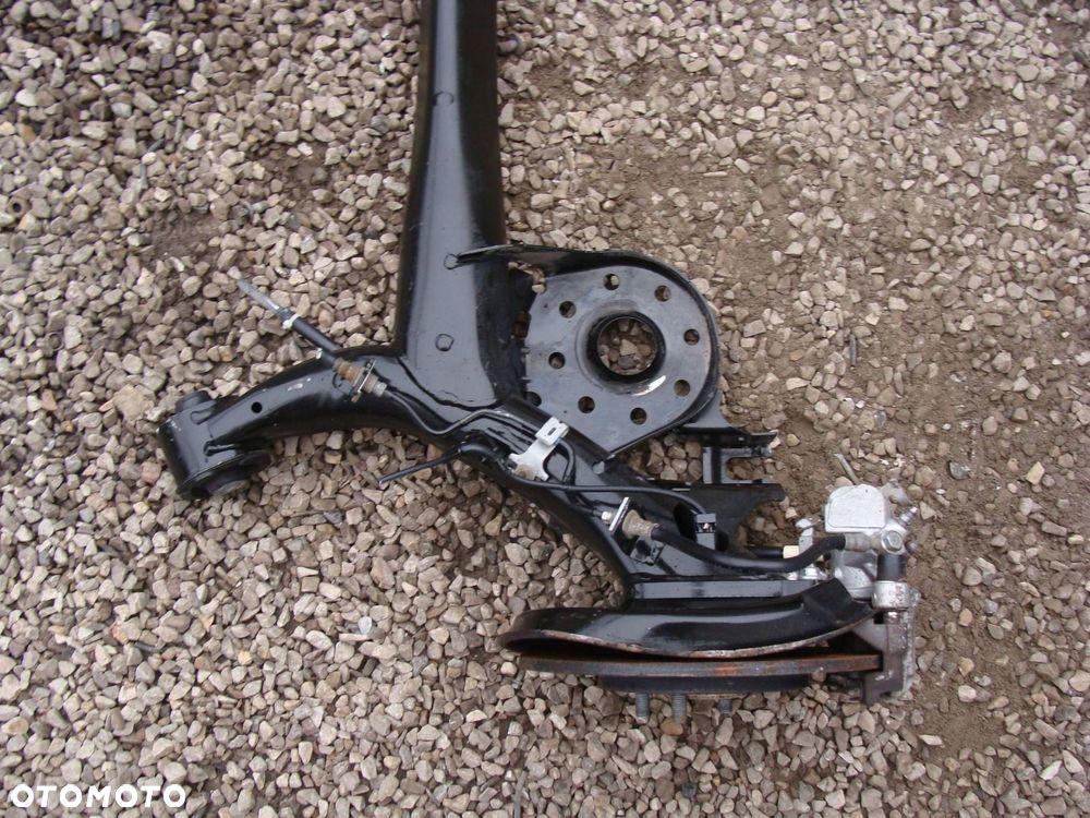 oś tylna belka kompletna toyota yaris ii iii nie malowana !! oryginał !! - 4