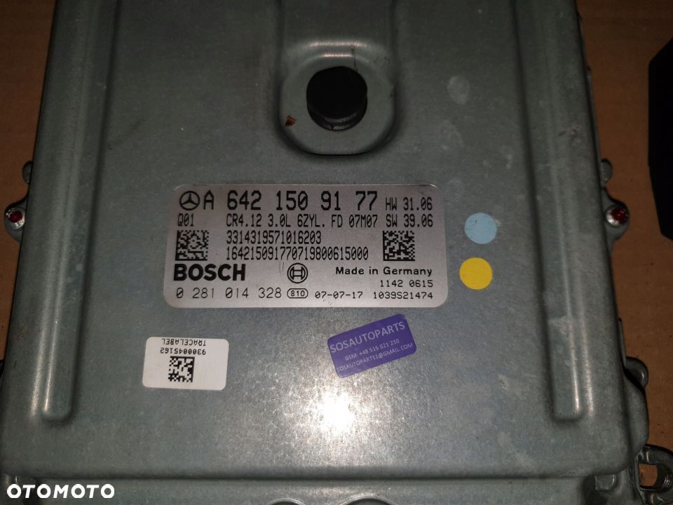 MB W211 LIFT 3.0CDI V6 ZESTAW STARTOWY 6421509177 - 2