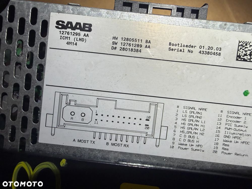 Radio Saab 93 II 12805511BA 12761295AA - 4