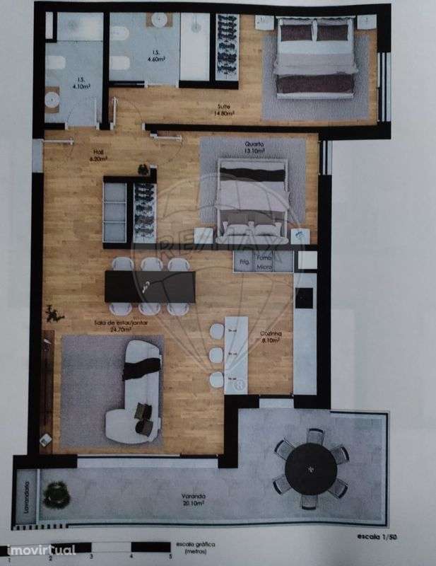 Apartamento T2 para venda - Grande imagem: 4/4