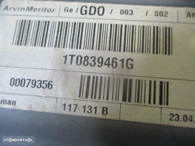 Elevador Manual 1T0839461G VW TOURAN 2003 5P TE - 1