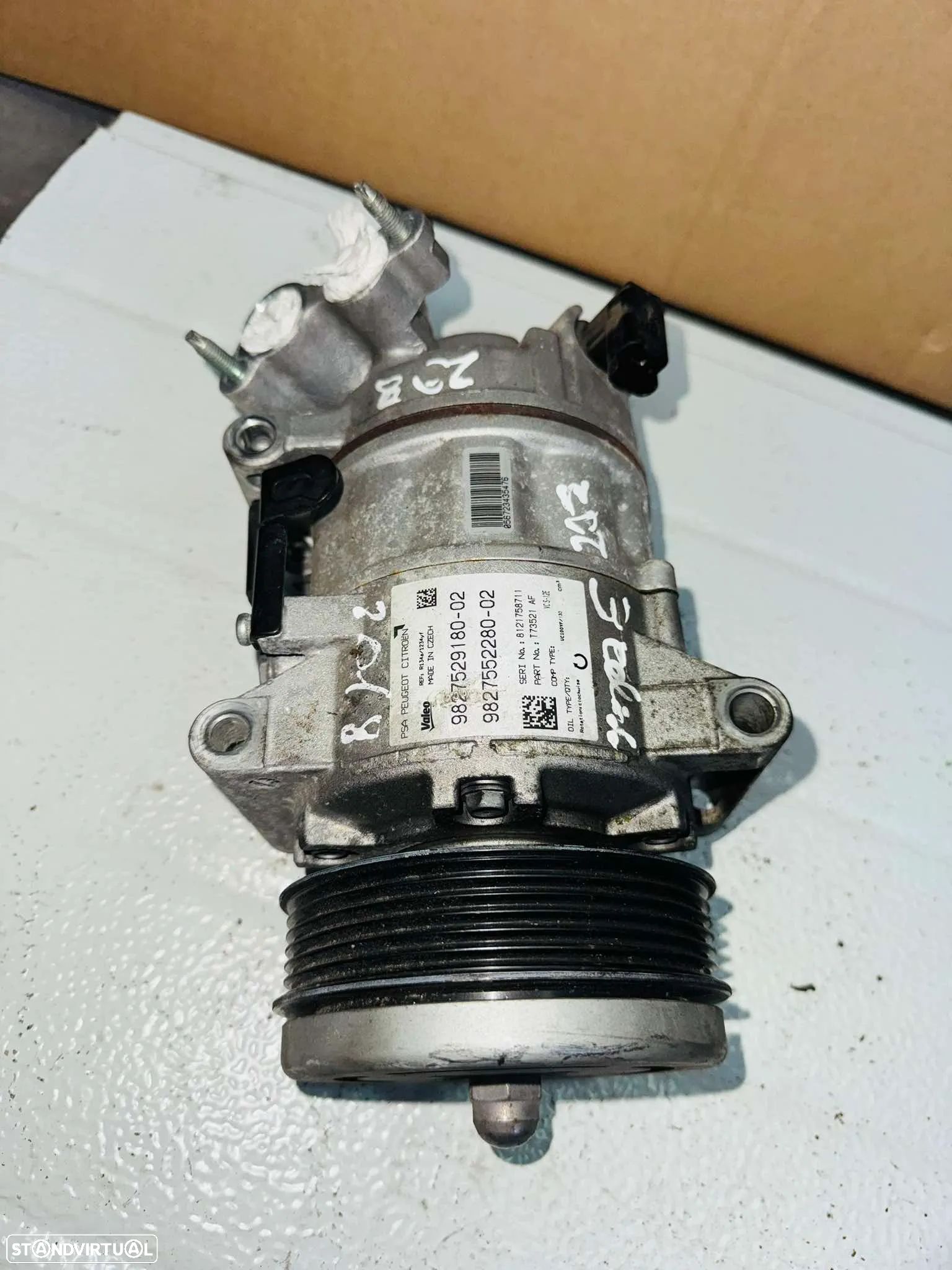 Compressor de Ac Peugeot 208 / 2008 / 3008 1.2 Turbo a Gasolina - 2016 / 2024 - 1