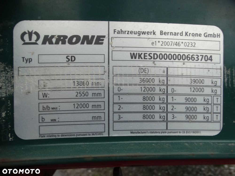 Krone SD firanka mega, - 8