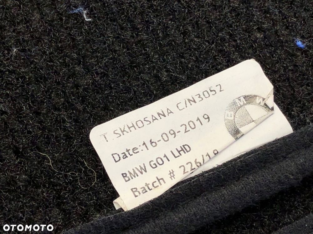 DYWANIKI M-PAKIET KOMPLET - 521.00 PLN - BMW X3 (G01, F97) 2017 - 2022 xDrive 20 d 140 kW [190 KM] - 7