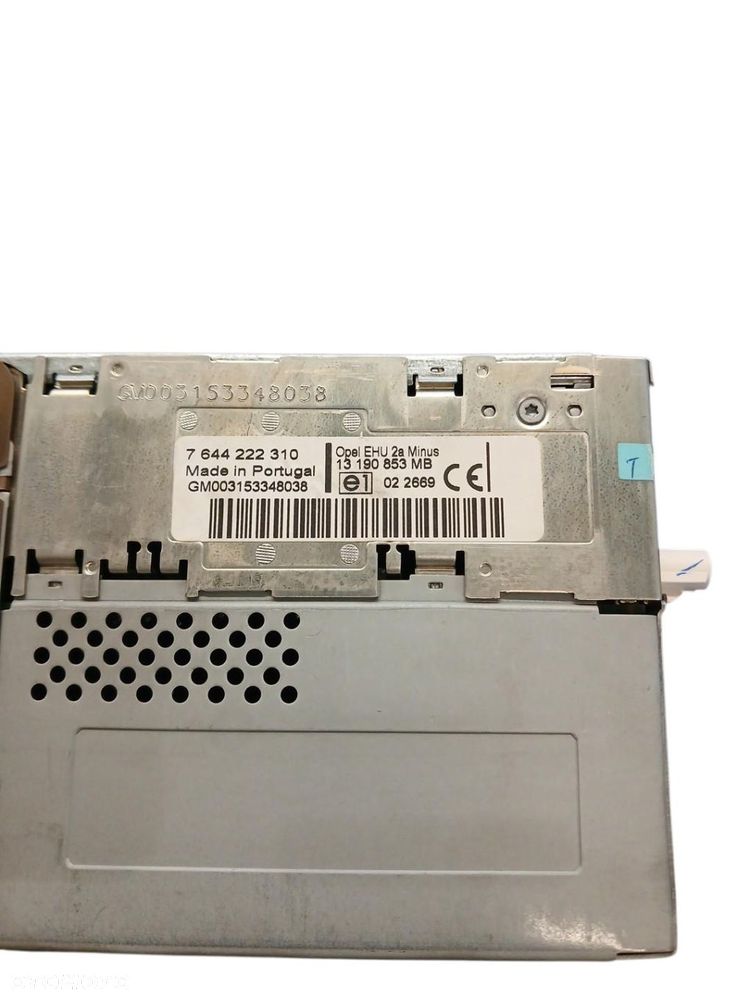 RADIO CD ORGINALNE  OPEL  13190853 - 3