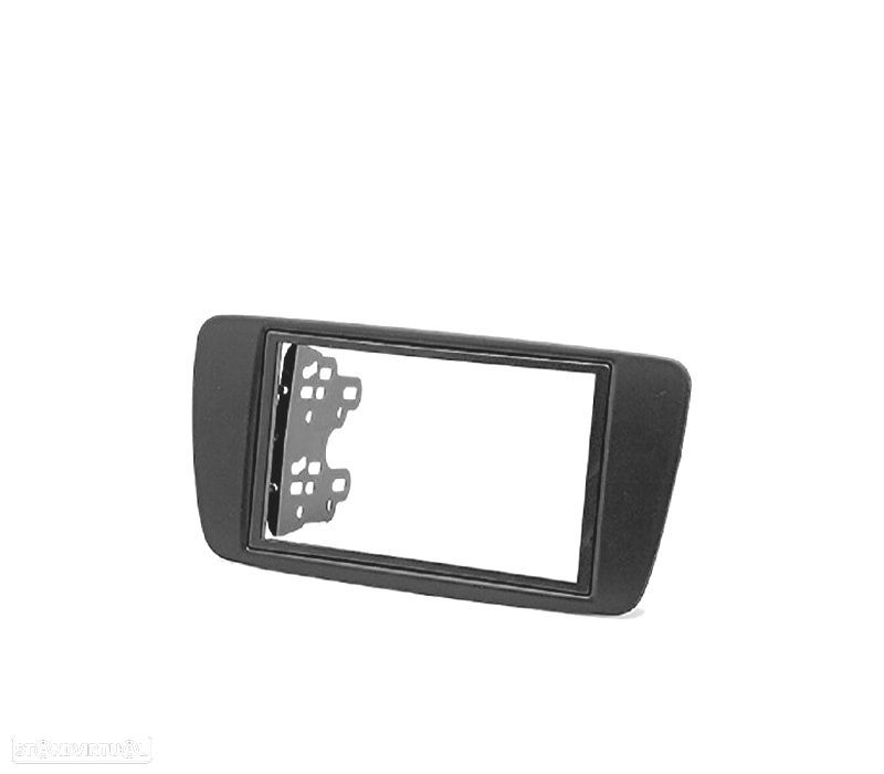 MOLDURA ADAPTADOR PRETO PARA RADIO 2-DIN PARA SEAT IBIZA 08-15 - 2