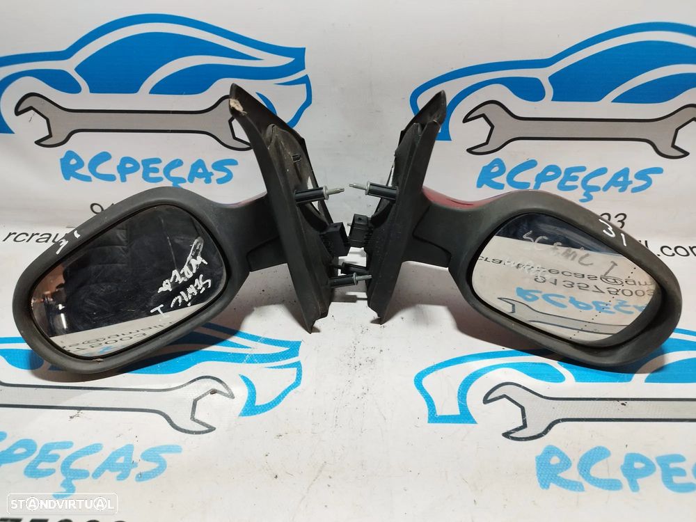 ESPELHO RETROVISOR ESQUERDO DIREITO RENAULT SCENIC I 1 MK1 FASE II 2 7700431542 7700431543 ELETRICO AQUECIDO ESPELHOS RETROVISORES - 2