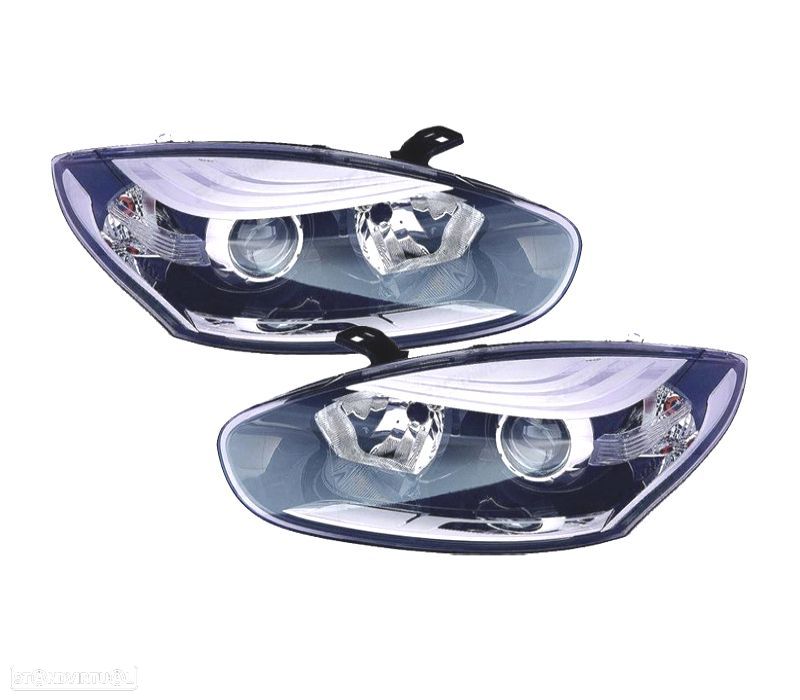 FARÓIS PARA RENAULT MEGANE IV 14-16 CROMADO - 1