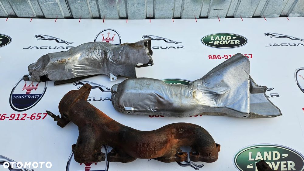 Jaguar XJ 351 3.0 SC 306PS 340 KM 5.0 508PN 385 KM 5.0 SC 510KM 508PS kolektor wydechowy Osłona termiczna kolektora - 7