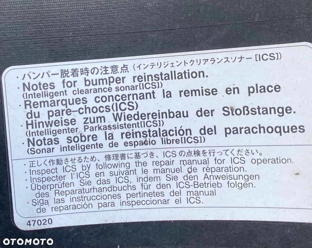 TOYOTA CAMRY 8 VIII ZDERZAK PRZÓD PRZEDNI OTWORY NA PDC i SPRYSKIWACZE 52119-33A50 XV70 XV 70 POSZYCIE ZDERZAKA + KRATKA ŚRODKOWA 53113-33020 Wwa - 16
