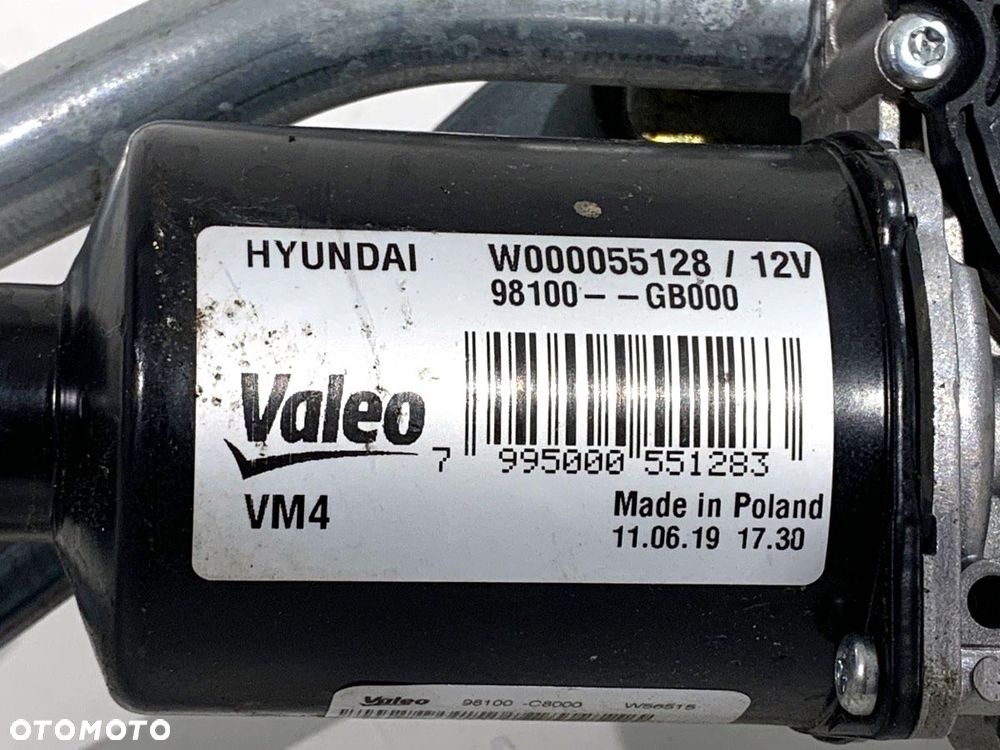 MECHANIZM WYCIERACZEK PRZÓD  HYUNDAI i20 II (GB, IB) 2014 - 2022 1.2 62 kW [84 KM] benzyna 2014 - - 5