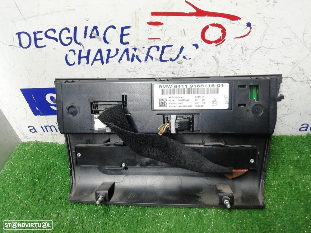 COMANDO SOFAGEM / AR CONDICIONADO BMW 1 2008 -6411916811601 - 2