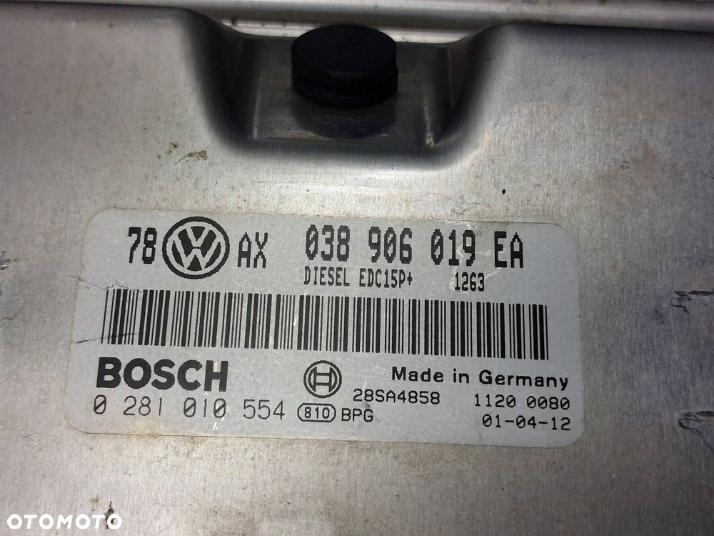 ZESTAW STARTOWY PASSAT B5 FL 1.9 TDI 038906019EA 4B0905851C 3B0920825A - 2