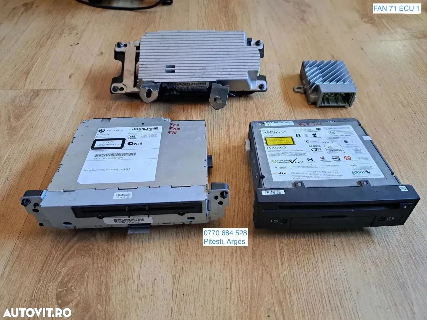 Unitate modul navigatie mica CIC DVD audio player spate amplificator audio f20 f22 f30 f32 f07 f10 f11 f35 f01 f02 f15 f85 f16 f86 - 1