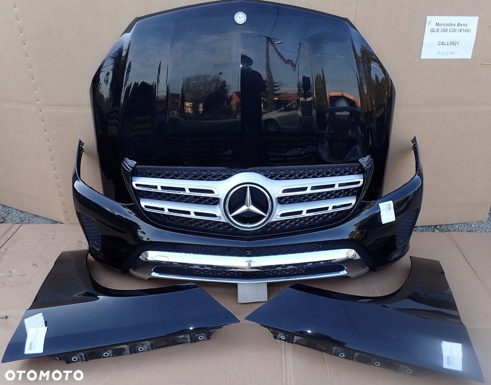 dw mercedes gls x166 zderzak maska błotniki ledy - 1