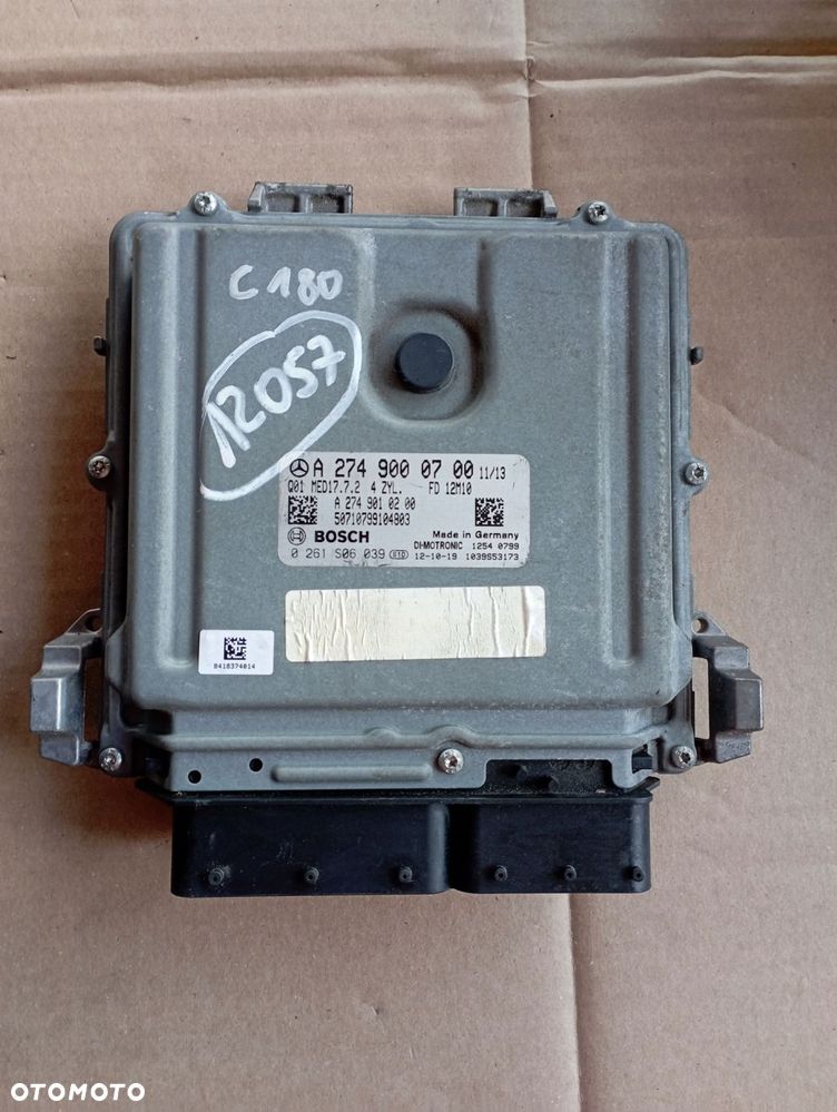 MERCEDES W204 1.6 STEROWNIK SILNIKA A2749000700 - 1
