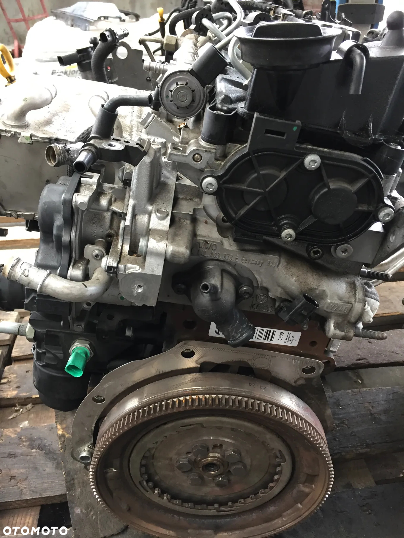 VW TOURAN 1.6 TDI 17R SILNIK BEZ OSPRZĘTU DGT - 4