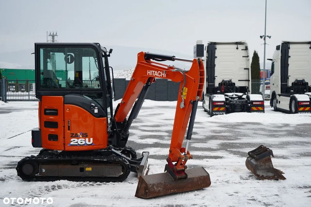 Hitachi ZX26U-6 CR / MINIKOPARKA / 2022 ROK / 1800 MTH / KOMPLET ŁYŻEK - 7