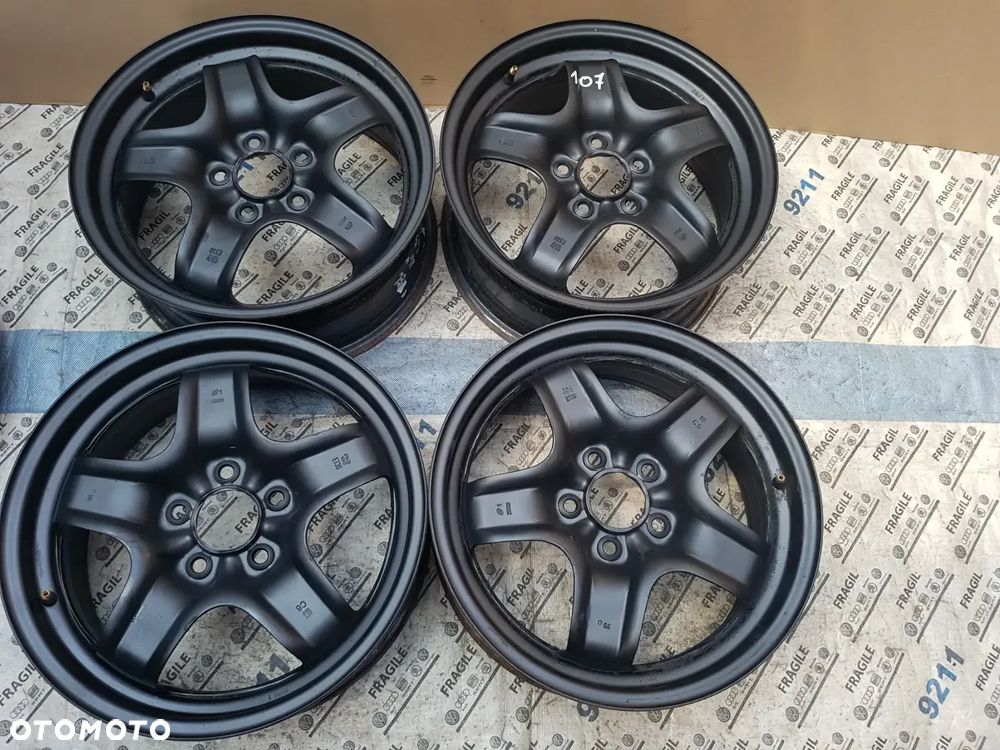 FELGI STALOWE STRUKTURALNE KOŁPAKI OPEL  5x110 6,5JX16 ET39 ASTRA H MERIWA B ZAFIRA B VECTRA C - 4