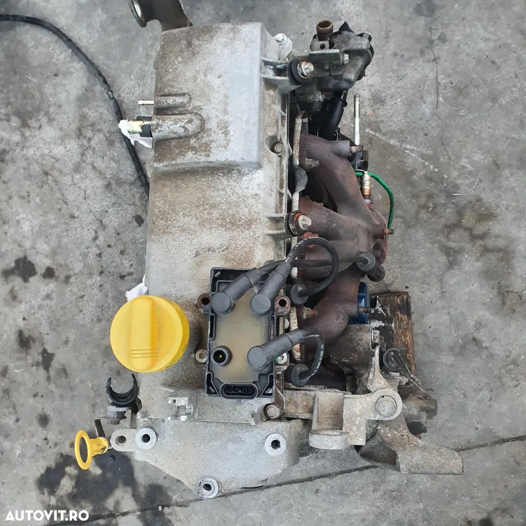 MOTOR DACIA LOGAN 2004-2012 1.6mpi B 64 KW COD MOTOR K7M-710 - 1