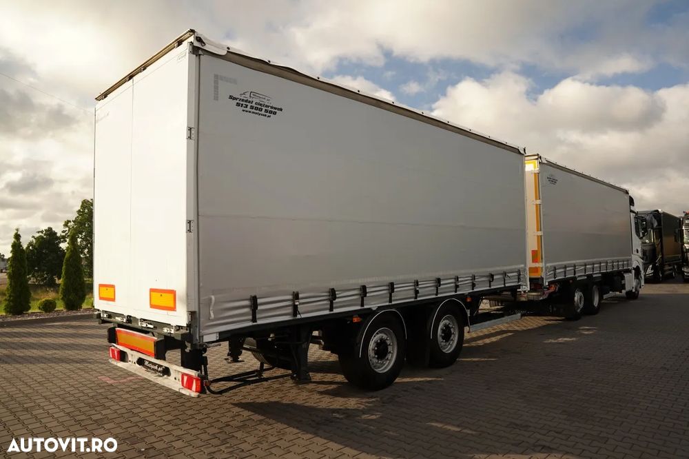 Mercedes-Benz ACTROS 2551 / TANDEM COMBINAT 120 M3 / TRAVERSĂ / RIDICATIVĂ / PUNTE RIDICATIVĂ / PODEA REZISTENTĂ - 4