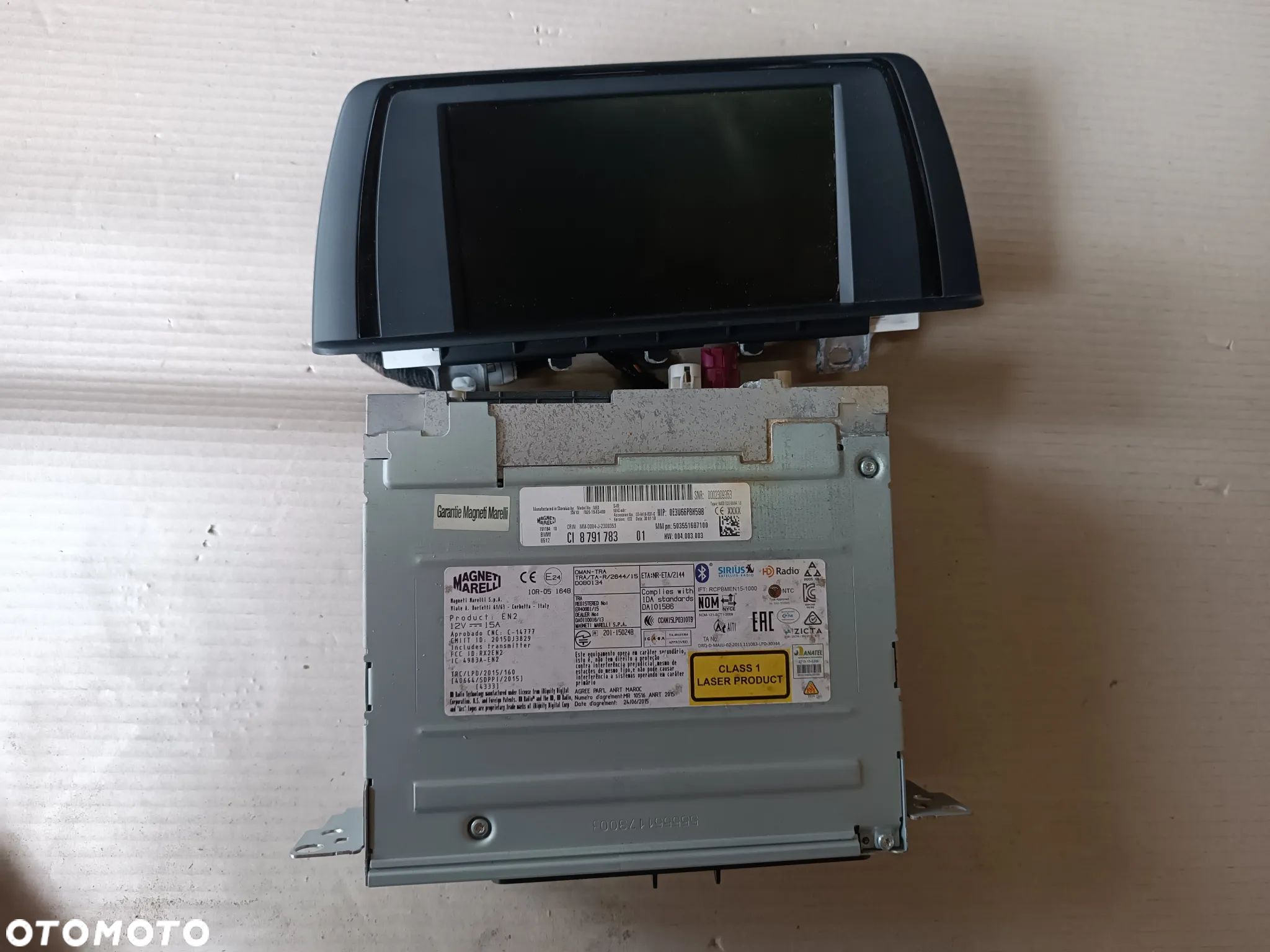 RADIO NAWIGACJA GPS WYŚWIETLACZ BLUETOOTH BMW F20 - 1