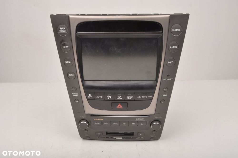 LEXUS GS III RADIO NAWIGACJA PANEL KLIMY - 1