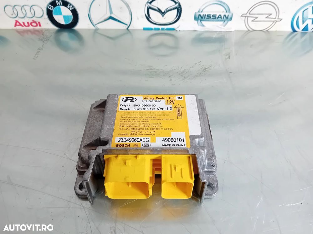 Calculator Modul Airbag Hyundai Santa Fe 2 II An 2006-2009 Cod 95910-2B970 - 3