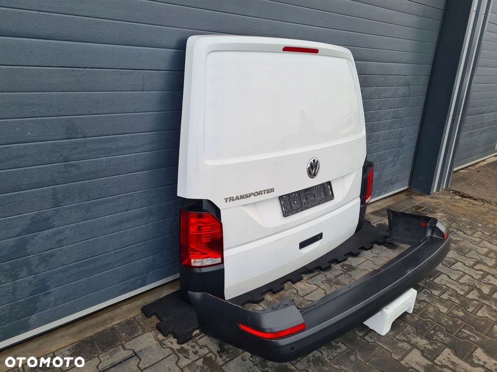 VW T6.1 kompletny tył klapa zderzak lampy ślizg PDC BIAŁY LB9A - 2