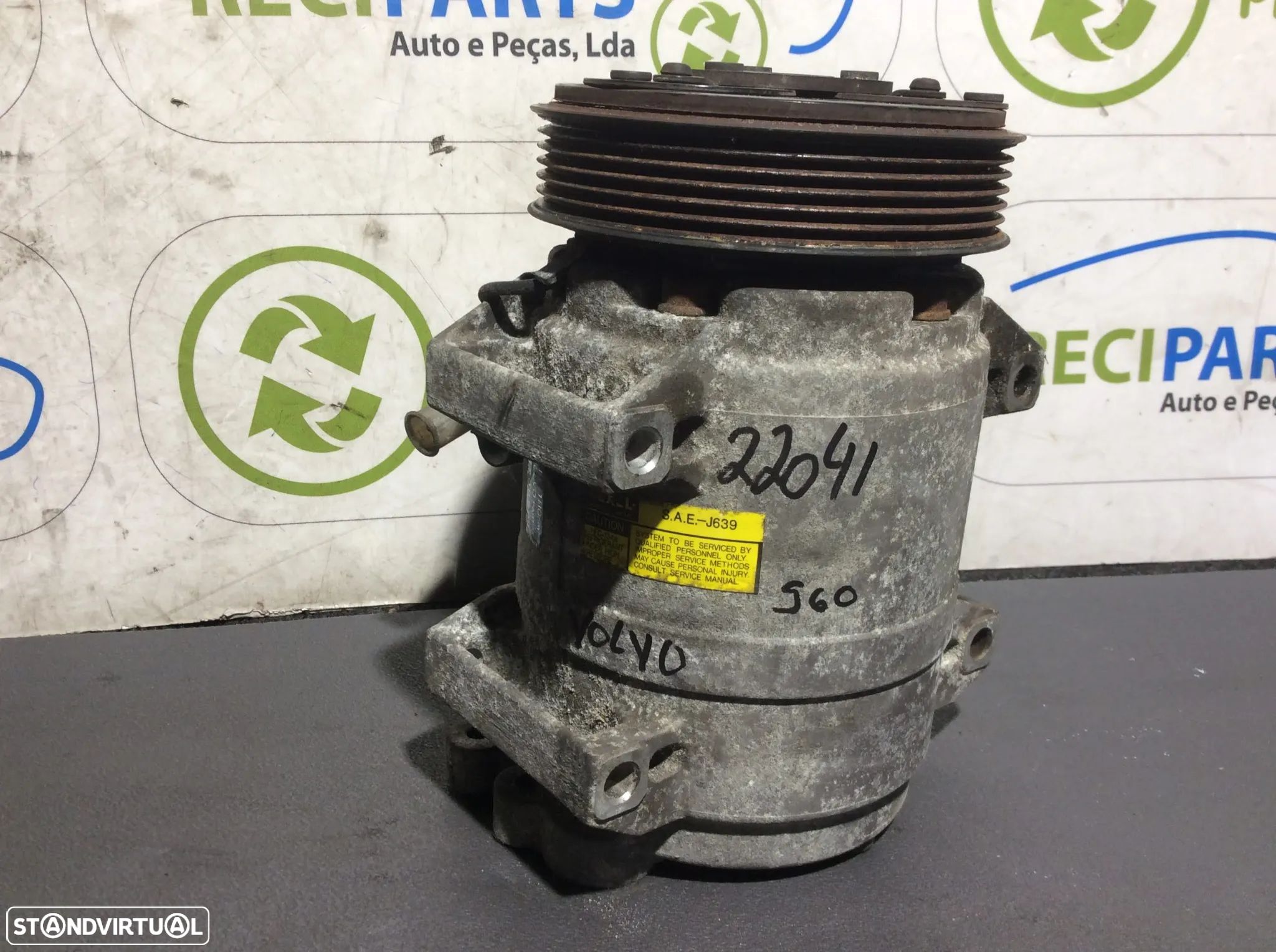 Compressor Ar Condicionado Volvo S60  2.0T  180cv ano 2000 a 2010 - 1
