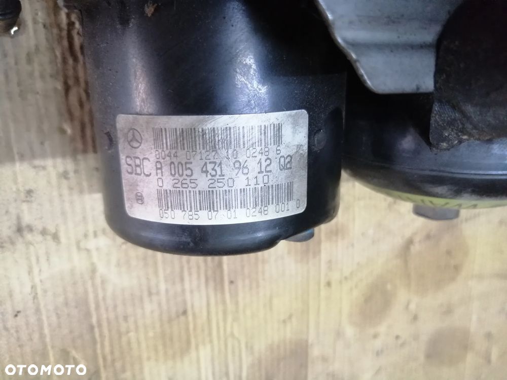Mercedes W211 E Klasa 3.2 V6 pompa hamulcowa abs SBC plus wtyczka z wiązką A0054319612Q2  0265960036 - 8