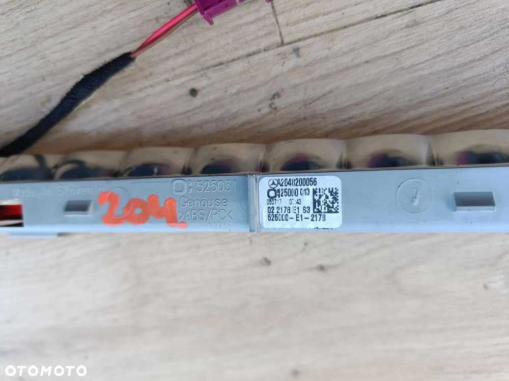 MERCEDES W204 C-KLASA SEDAN ŚWIATŁO STOP STOPU LED IGŁA - 5