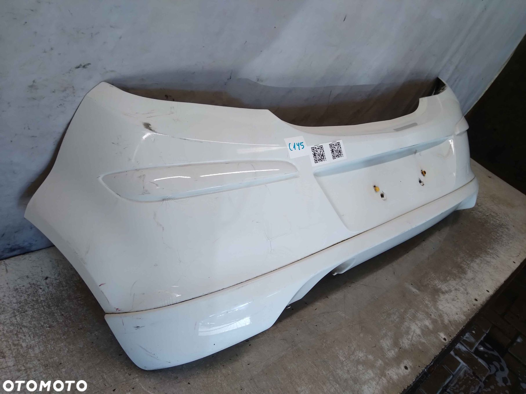 ^ ZDERZAK TYŁ TYLNY DO OPEL CORSA D Y474 Z40R BIAŁY DOKŁAKDA ! - 4