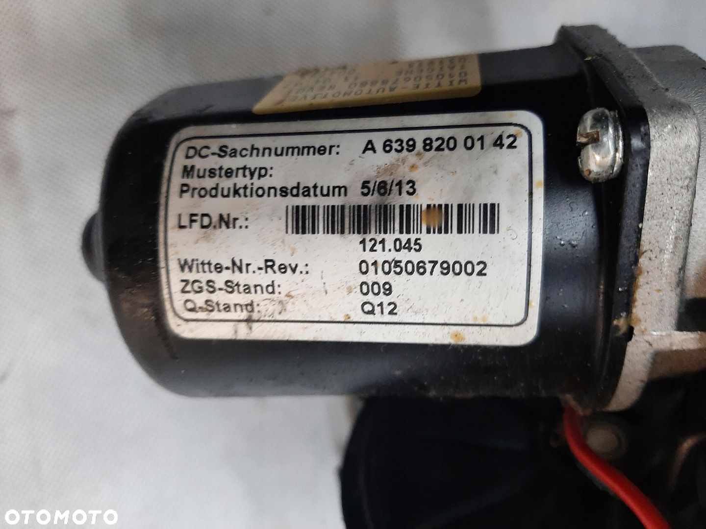 VITO VIANO W639 MECHANIZM SILNICZEK DRZWI PRZESUWNYCH LEWY A6398200142 - 3