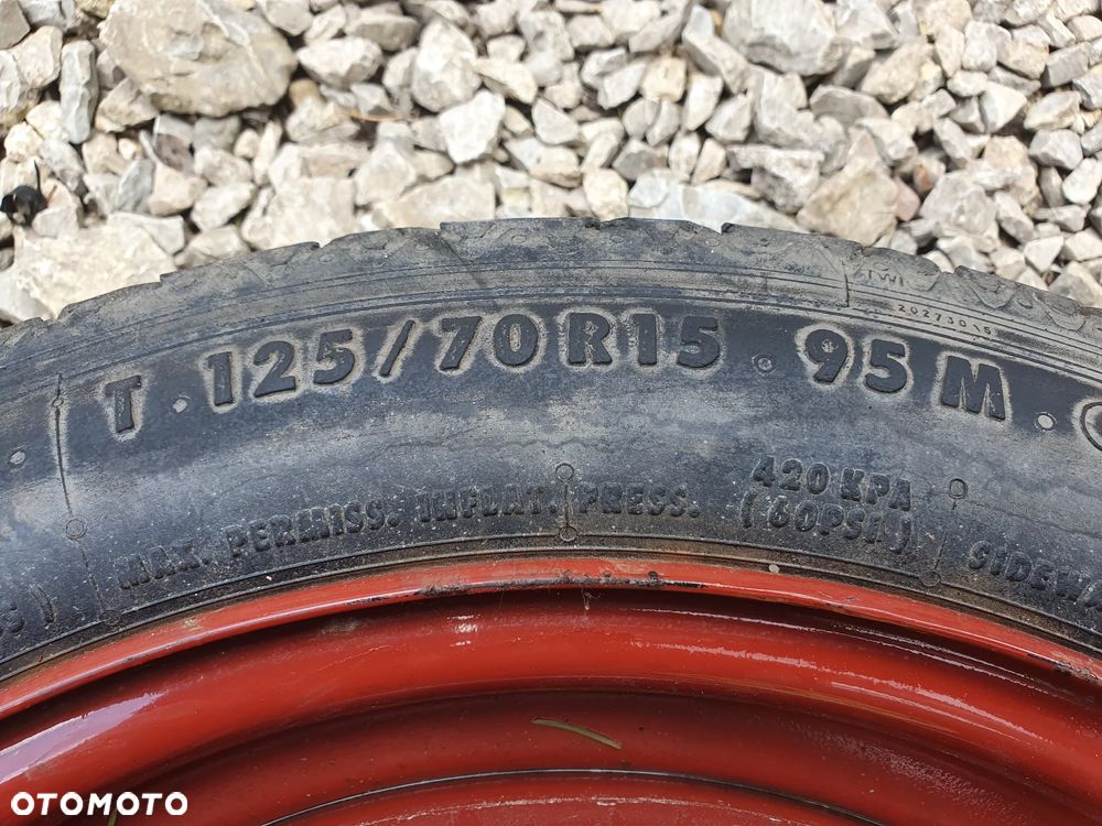 KOŁO DOJAZDOWE 15 ET45 4x100 125/70/R15 Suzuki Swift IV MK6 04-10 Kolo dojazdowe 15" ET45 - 2