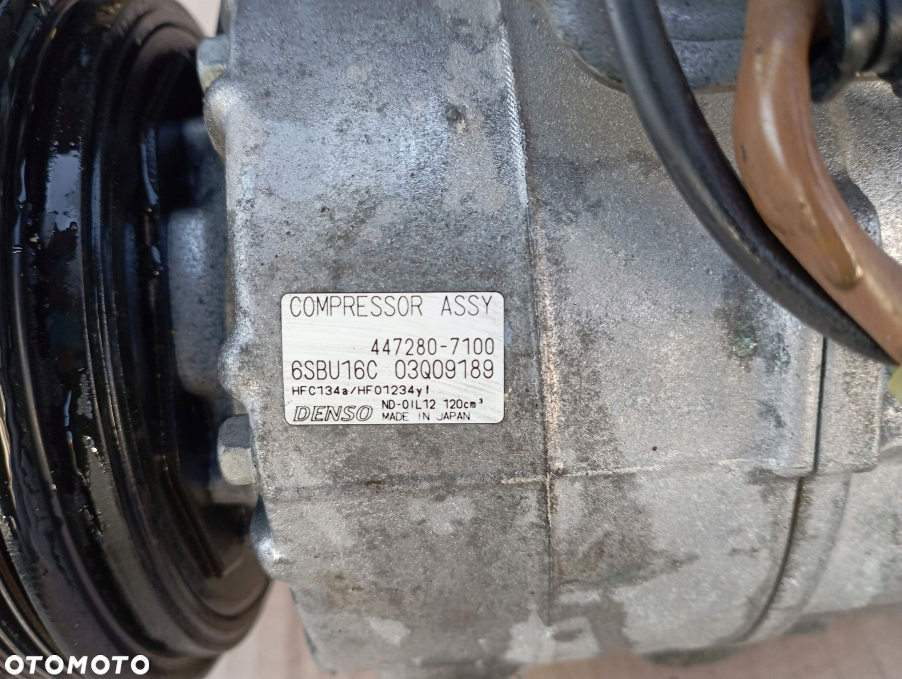 MERCEDES W176 1.6 CGI SPRĘŻARKA KOMPRESOR KLIMATYZACJI 447280-7100 - 2