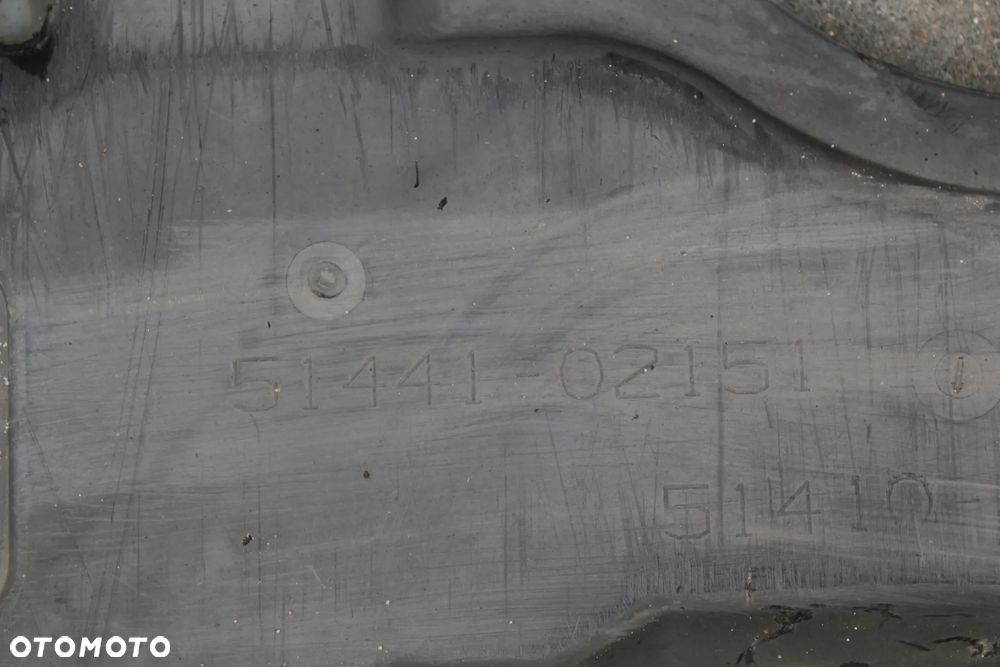 osłona dolna pod silnik silnika toyota auris I 51441-02151 - 5